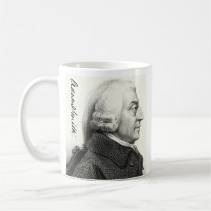 Adam Smith Profile (with signature) Coffee Mug