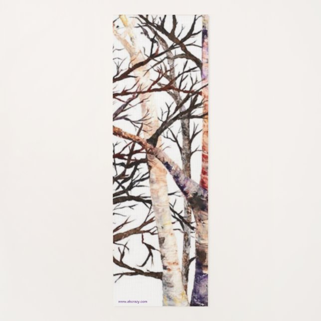 Adam's Birch Bath Towel Yoga Mat (Front)