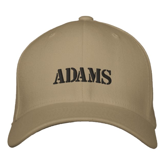 ADAMS EMBROIDERED HAT (Front)