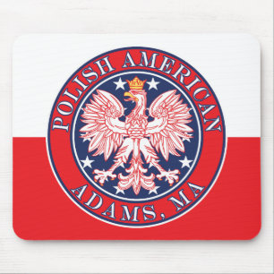 Adams Massachusetts Polish Mouse Pad