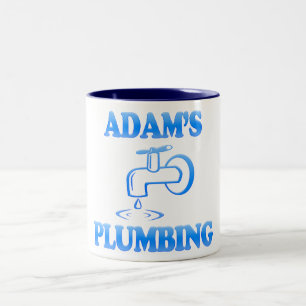 Adam's Plumbing Two-Tone Coffee Mug