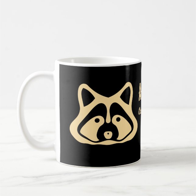 Adams Point Racoon Mug (Left)