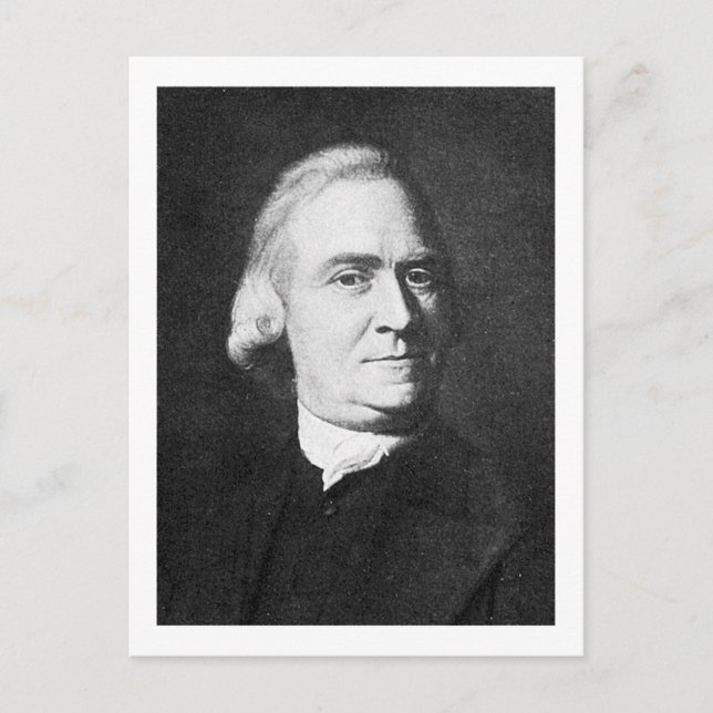 Adams ~ Samuel Adams 1722 - 1803 Postcard (Front)