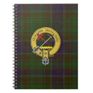 Adams Tartan and Clan Badge Notebook