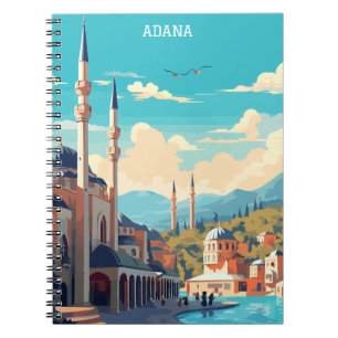 Adana Turkey Retro Vintage Travel Notebook