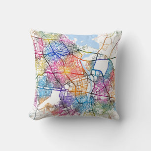 Adana Türkiye City Map Cushion