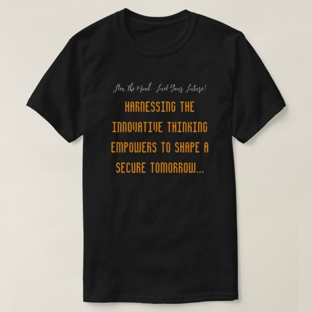 Adapt and React To The Changing Skies T-Shirt (Design Front)