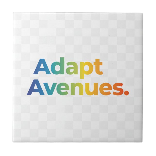 Adapt Avenues, Ceramic Tile (Front)