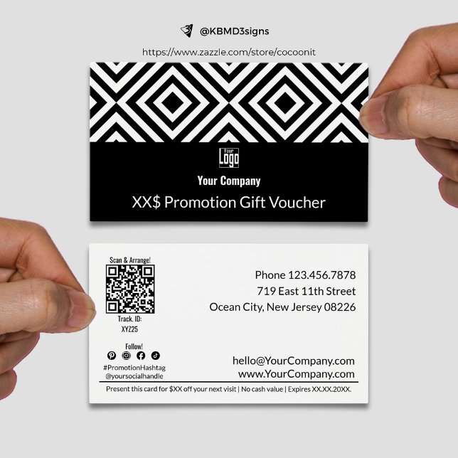 Adaptable Business Promotion Gift Voucher Card (Creator Uploaded)