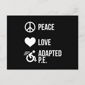 Adapted Pe Ape Teacher Gift Postcard