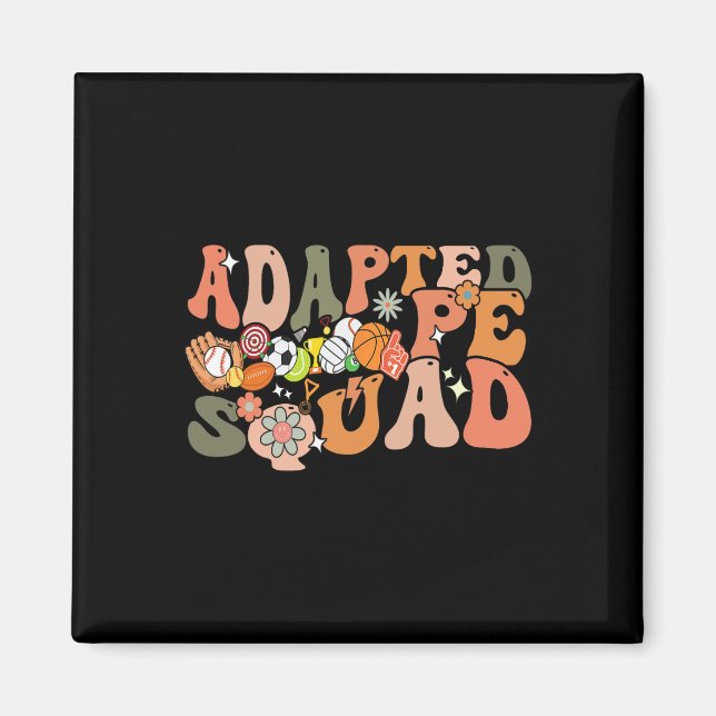 Adapted Pe Squad Back To School Teacher Adapted Pe Magnet (Front)