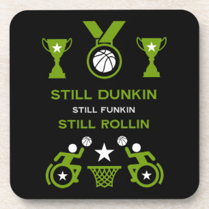 Adaptive Disabled Basketball Coaster