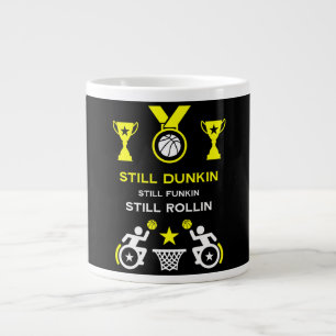 Adaptive Disabled Basketball Large Coffee Mug