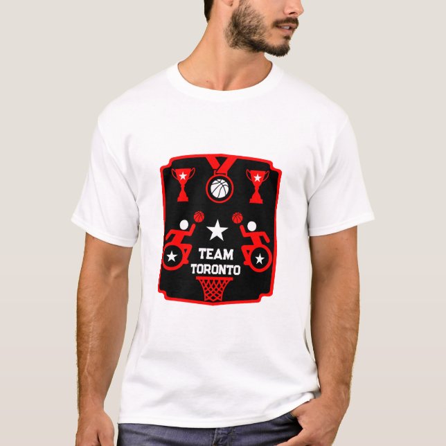 Adaptive Disabled Basketball T-Shirt (Front)