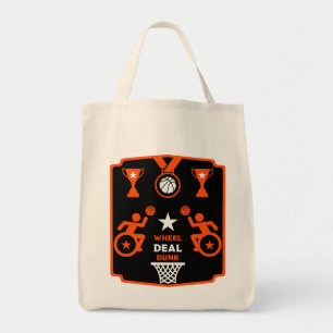 Adaptive Disabled Basketball Tote Bag