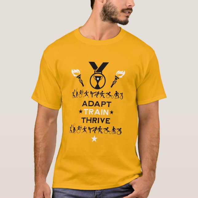 Adaptive Disabled Sports Gift T-Shirt (Front)