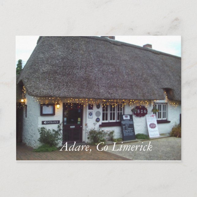 Adare, Co Limerick Postcard (Front)