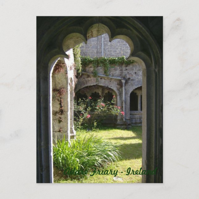 Adare Friary - Ireland Postcard (Front)