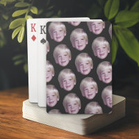 Add 1 Floating Head Photo Half Drop Pattern black