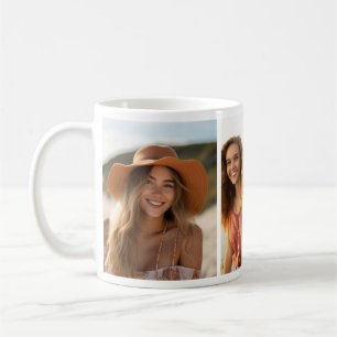 Add 3 Photos - Simple Collage - Modern Minimal Coffee Mug