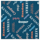 Add 4 Children's or Pet's Names Custom By The Yard