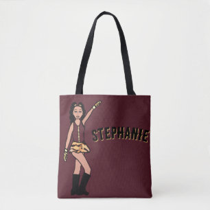 Add A Name Maroon Tiger Style #2 Tote Bag