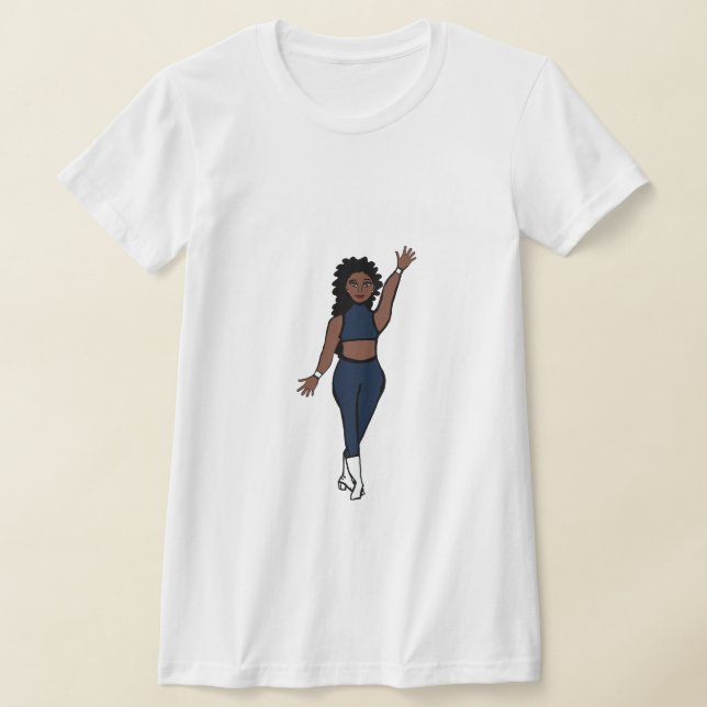 Add A Name Navy Dancer T-Shirt (Laydown)