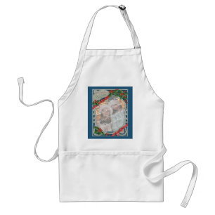 Add-A-Photo Christmas Vintage Joyful Yuletide Standard Apron