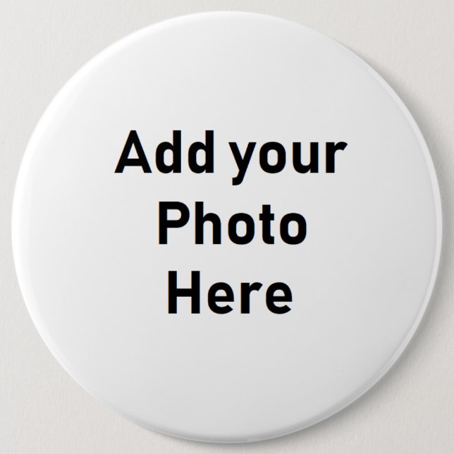 Add a Photo to this Large Jumbo Button (Front)