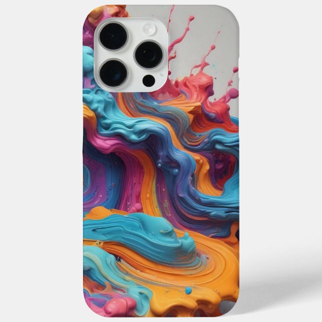 Add a Splash of Colour: Abstract the Bold & Creati Case-Mate iPhone Case (Back)