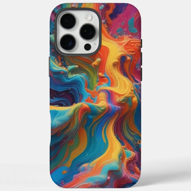 Add a Splash of Colour: Abstract the Bold & Creati Case-Mate iPhone Case (Back)
