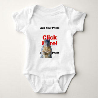 Add A Squirrel Custom Photo Baby Baby Bodysuit