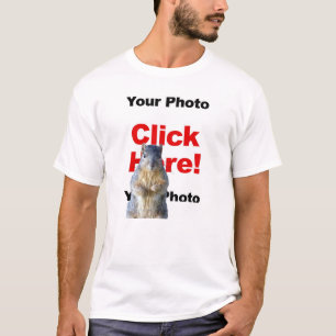 Add A Squirrel Custom Photo T-Shirt