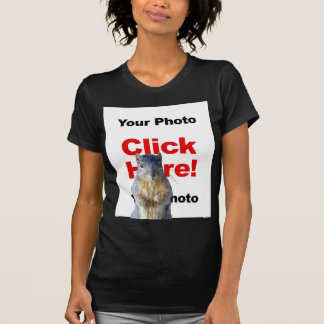 Add A Squirrel Custom Photo T-Shirt