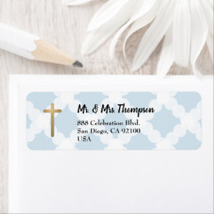 Add a touch of elegance and convenience to your ba return address label