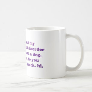 ADD ADHD Funny Quote - Purple Coffee Mug