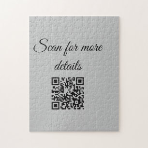 add and scan q r code here add text name here jigsaw puzzle