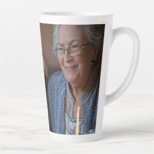 Add Anniversary Photo Customise Latte Mug