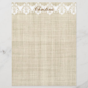 Add Any Name On Linen & Lace Pretty Flyer