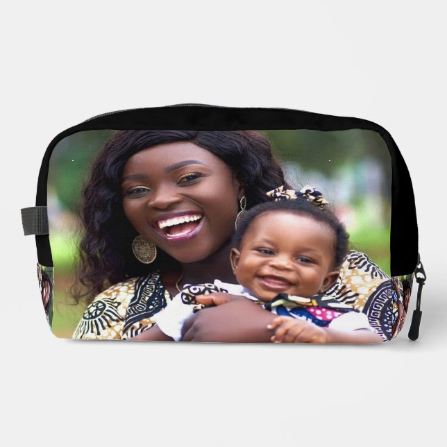 Add Baby Photo Customize Personalize Dopp Kit (Front)