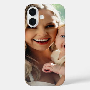 Add Baby Photo Personalize Customize iPhone 16 Case
