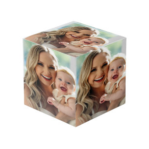 Add Baby Photo Personalize Customize Cube