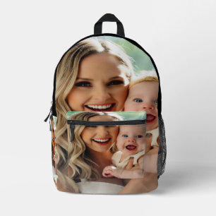 Add Baby Photo Personalize Customize Printed Backpack