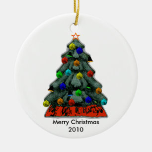 Add Baby Picture - Baby's First Christmas Ceramic Ornament