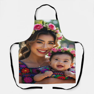 Add Beautiful Baby Photo Personalize Apron