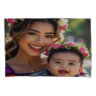Add Beautiful Baby Photo Personalize Pillowcase