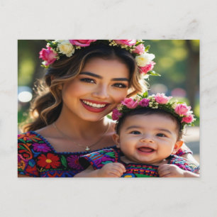 Add Beautiful Baby Photo Personalize Postcard