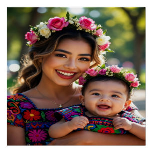 Add Beautiful Baby Photo Personalize Poster