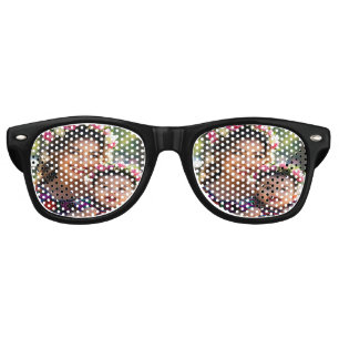 Add Beautiful Baby Photo Personalize Retro Sunglasses