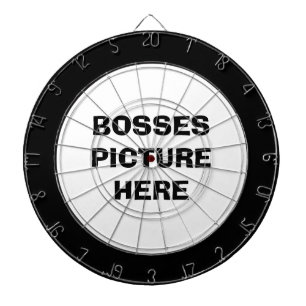 Add Bosses Picture Here dartboard